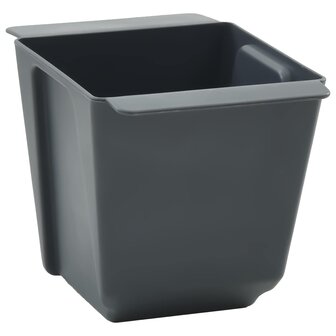 Bloembakken voor Euro-pallets 24 pcs Grijs 13,5 x 9 x 9,5 cm 6