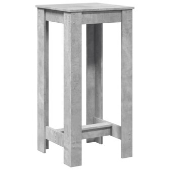 Bartafel 51x50x103,5 cm bewerkt hout betongrijs 5