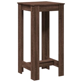 Bartafel 51x50x103,5 cm bewerkt hout bruin eikenkleurig 5