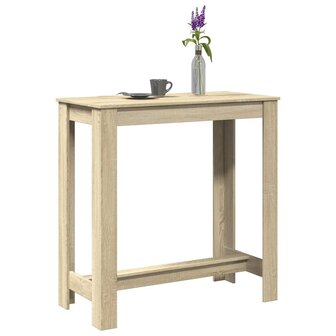 Bartafel 102x50x103,5 cm bewerkt hout sonoma eikenkleurig 1