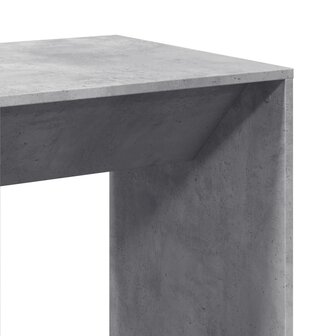Bartafel 51x50x103,5 cm bewerkt hout betongrijs 7
