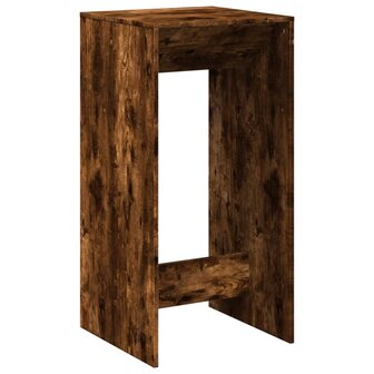 Bartafel 51x50x103,5 cm bewerkt hout gerookt eikenkleur 5
