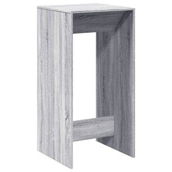 Bartafel 51x50x103,5 cm bewerkt hout grijs sonoma eikenkleurig 5
