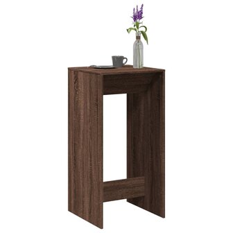 Bartafel 51x50x103,5 cm bewerkt hout bruin eikenkleurig 1