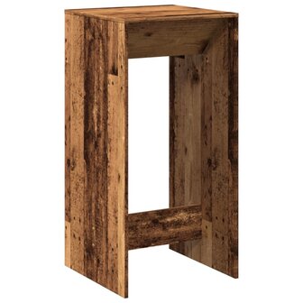 Bartafel 51x50x103,5 cm bewerkt hout oud houtkleurig 5