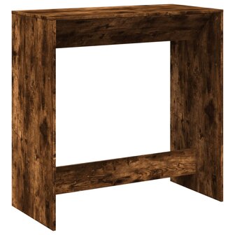 Bartafel 102x50x103,5 cm bewerkt hout gerookt eikenkleur 5