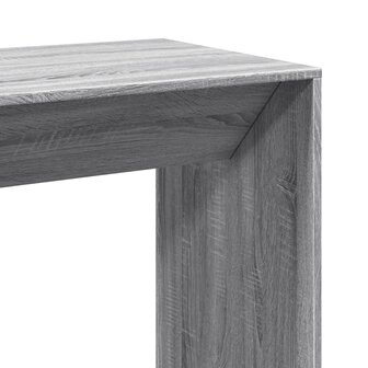 Bartafel 102x50x103,5 cm bewerkt hout grijs sonoma eikenkleur 7
