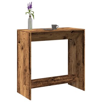 Bartafel 102x50x103,5 cm bewerkt hout oud houtkleurig 1