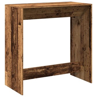 Bartafel 102x50x103,5 cm bewerkt hout oud houtkleurig 5