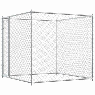 Hondenkennel voor buiten 193x193x185 cm 2