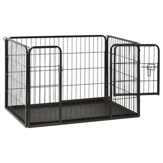 Puppyren 91,5x59x61 cm staal 3