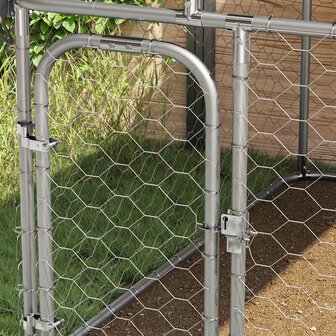 Hondenkennel voor buiten met dak 600x200x150 cm 4