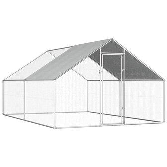 Kippenhok 2,75x4x1,92 m gegalvaniseerd staal 1