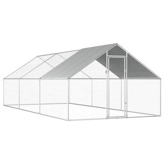 Kippenhok 2,75x6x1,92 m gegalvaniseerd staal 1