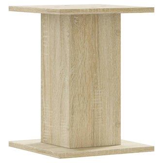 Speakerstandaards 2 st 30x30x40 cm bewerkt hout sonoma eiken 4