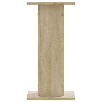 Speakerstandaards 2 st 30x30x60 cm bewerkt hout sonoma eiken 3