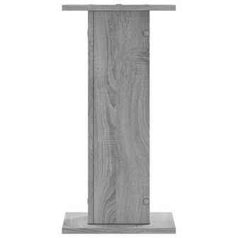 Speakerstandaards 2 st 30x30x60 cm bewerkt hout grijs sonoma 3