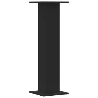 Speakerstandaards 2 st 30x30x95 cm bewerkt hout zwart 4