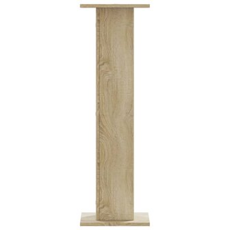 Speakerstandaards 2 st 30x30x95 cm bewerkt hout sonoma eiken 3