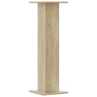 Speakerstandaards 2 st 30x30x95 cm bewerkt hout sonoma eiken 4