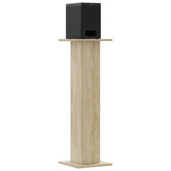 Speakerstandaards 2 st 30x30x95 cm bewerkt hout sonoma eiken 7