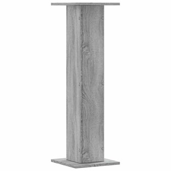 Speakerstandaards 2 st 30x30x95 cm bewerkt hout grijs sonoma 4