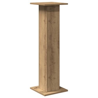 Speakerstandaards 2 st 30x30x95 cm hout artisanaal eikenkleurig 2