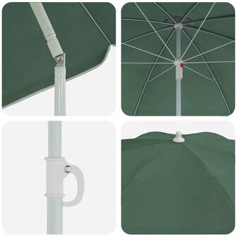 Parasol Groen 161 x 161 x 193 cm Polyester 5