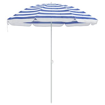 Strandparasol Blauw en Wit 206 x 206 x 212 cm 2