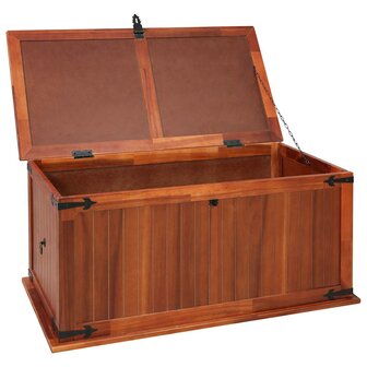 Opbergkist 79x34x32 cm massief acaciahout 6