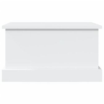 Opbergbox Wit 50x30x28 cm Bewerkt Hout 5