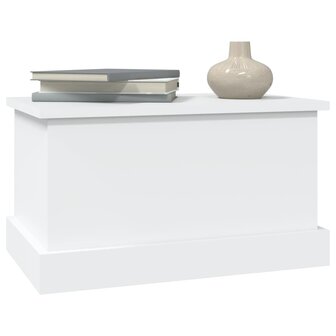 Opbergbox Wit 50x30x28 cm Bewerkt Hout 8