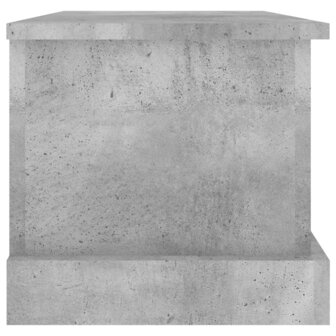 Opbergbox 50x30x28 cm bewerkt hout betongrijs 6