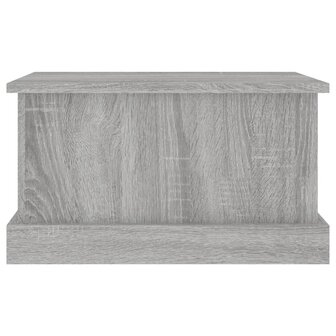 Opbergbox 50x30x28 cm bewerkt hout grijs sonoma eikenkleurig 5