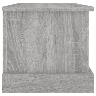 Opbergbox 50x30x28 cm bewerkt hout grijs sonoma eikenkleurig 6