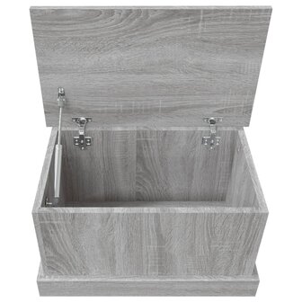 Opbergbox 50x30x28 cm bewerkt hout grijs sonoma eikenkleurig 7