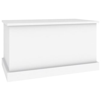Opbergbox Wit 70x40x38 cm Bewerkt Hout 4