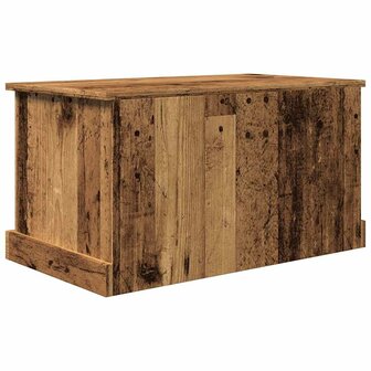 Opbergbox 70x40x38 cm bewerkt hout oud houtkleurig 6