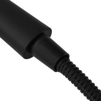 Doucheset Zwart 150 cm Roestvrij staal 8