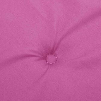 Tuinstoelkussens 6 st 50x50x4 cm stof roze 6