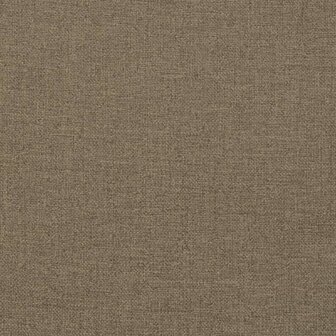 Stoelkussens 2 st hoge rug 120x50x7 cm stof gem&ecirc;leerd taupe 10