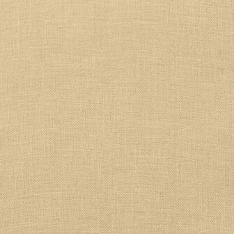 Stoelkussens 2 st lage rug 100x50x4 cm stof gem&ecirc;leerd beige 10