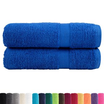 Handdoeken SOLUND 2 st 600 g/m&sup2; 50x100 cm blauw 2