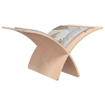Tijdschriftenrek vloermodel hout naturel  5