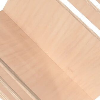 Tijdschriftenrek vloermodel hout naturel  9