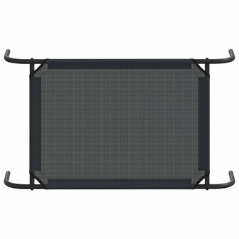 Hondenbed verhoogd S textileen zwart 6