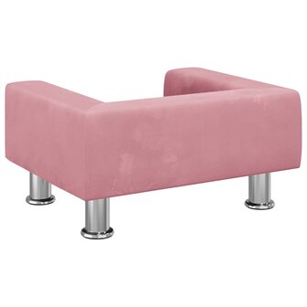 Hondenmand 50x40x26,5 cm fluweel roze 5