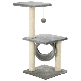 Kattenkrabpaal met sisal krabpalen 65 cm grijs  2