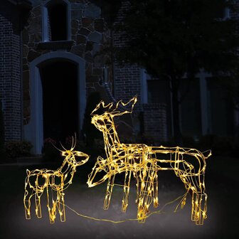 3-delige Kerstverlichting rendieren 229 LED&amp;apos;s 1