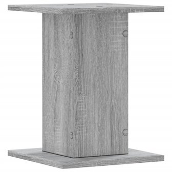 Plantenstandaards 2 st 30x30x40 cm bewerkt hout grijs sonoma 6
